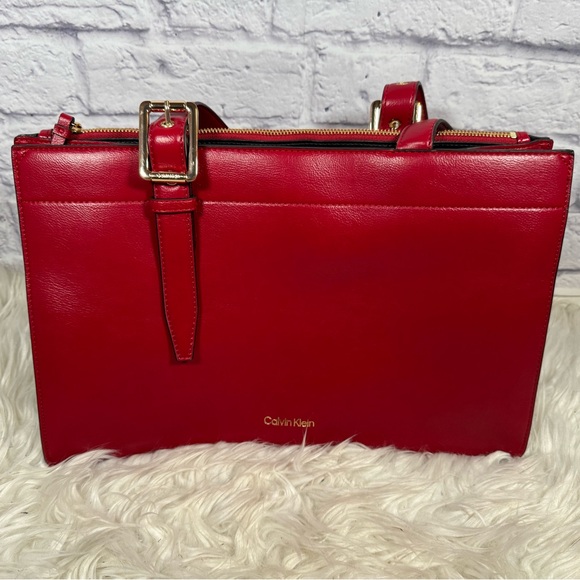Calvin Klein Havana tote bag‎ red color - Picture 1 of 6